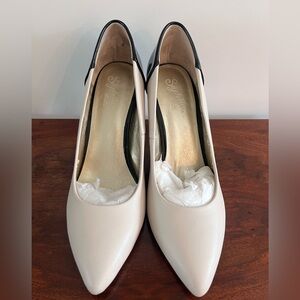 Seychelles Black and Cream Women's Heels